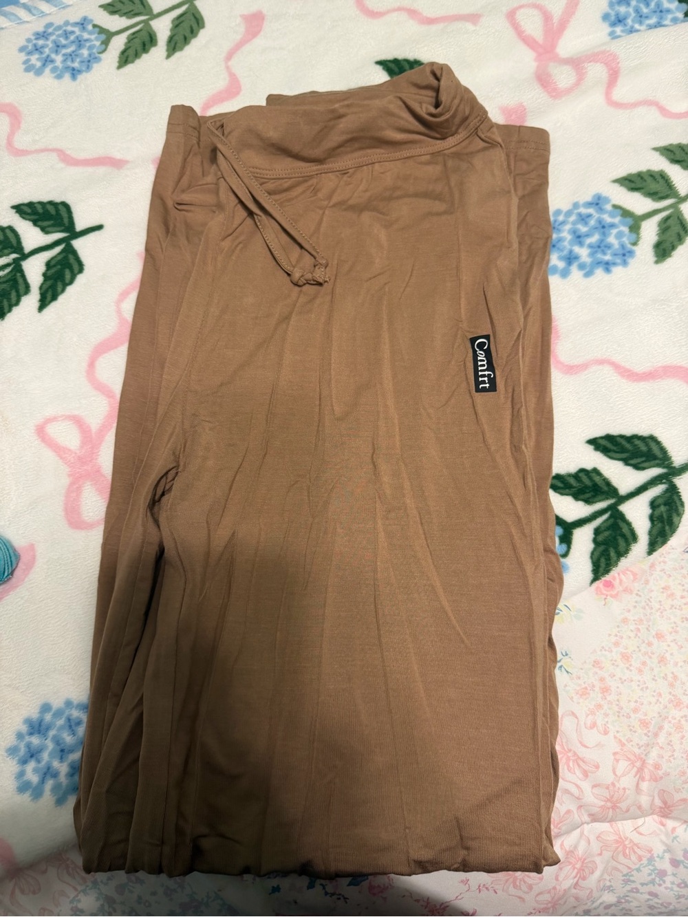 Comfit Women's Sleep Pants in Camel Brown